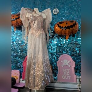 Rose Gold Angel Costume with Wings
